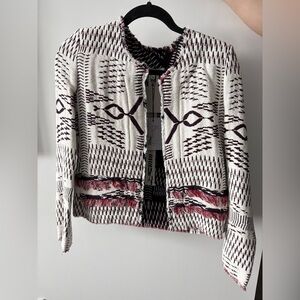 IRO patterned blazer jacket